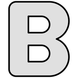 Buchstabe b  Symbol