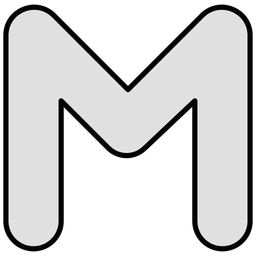 Buchstabe m  Symbol