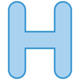 Letter h  Icon