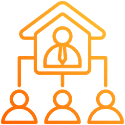Organization Structure People Networking Icon