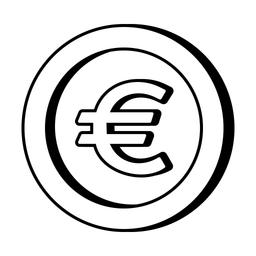 Eur - euro  Icon