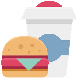 Burger And Juice  Icon