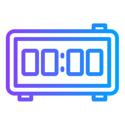 Digital clock  Icon