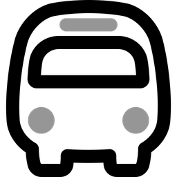 Bus front view  Icon