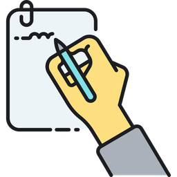 Handwritten notes  Icon