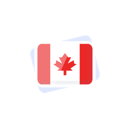 Bandera de canadá  Icono