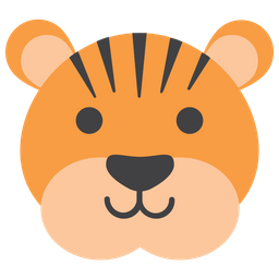 Tigre mignon  Icône