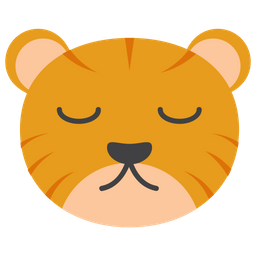 Tigre mignon  Icône