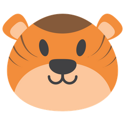 Cartoon Tiger  Icon