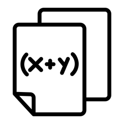 Mathe buch  Symbol