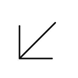 Arrow Left Down  Icon