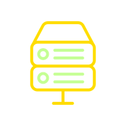 Internet Data Storage  Icon