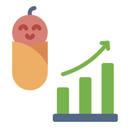Taxa de natalidade  Ícone