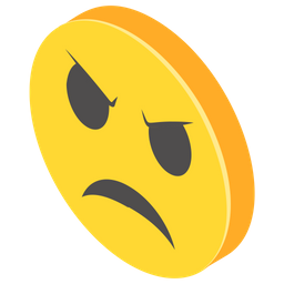 Angry Face  Icon