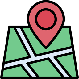 Gps Location Pin Planet Earth Icon
