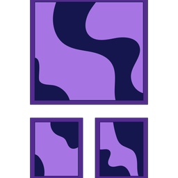 Paintings of abstract patterns  Icon