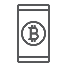 Bitcoin Smartphone  Icon