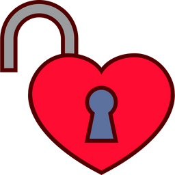 Love Lock Open  Icon