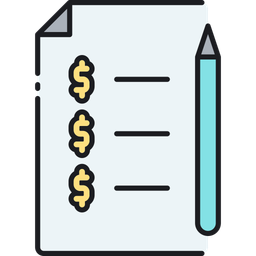 Budget list  Icon