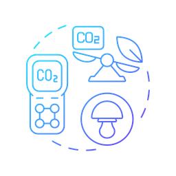 Nivel de co2  Icono