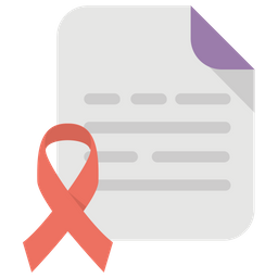 암 인식 유방암 암 리본 아이콘