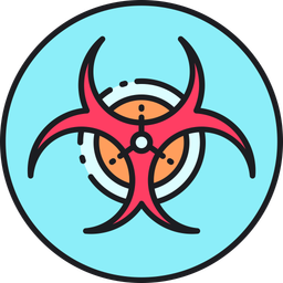 Bilogical hazard  Icon