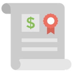 Bank Certification  Icon