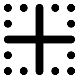 Grenze innen  Symbol