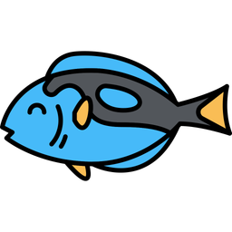 Blue-tang-fish  Icon