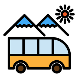 Reisebus  Symbol