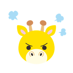 Angry Giraffe  Icon