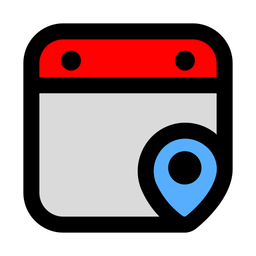 Calendar pin  Icon