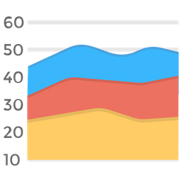 Area Chart  Icon