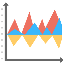 Flächendiagramm  Symbol