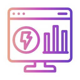 Energy monitoring  Icon