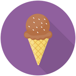 Chocolate Cone  Icon