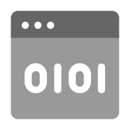 Binary Web  Icon