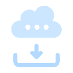 Cloud Downloading  Icon