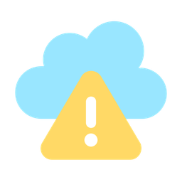 Cloud Alert  Icon