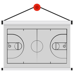 Terrain de basketball  Icône