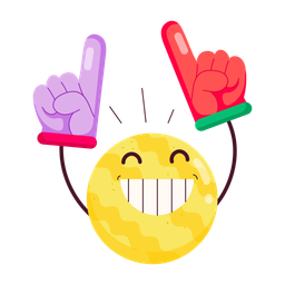 Cheering Emoji  Icon