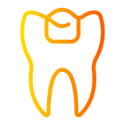 Obturação dentária  Ícone