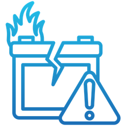 배터리 누출  아이콘