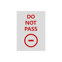 Do not pass  Icon