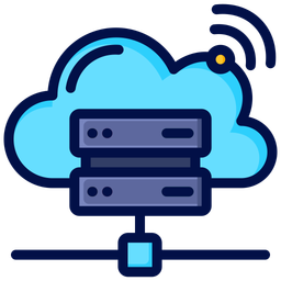 Cloud Server  Icon