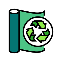 Biodegradable Cloth  Icon