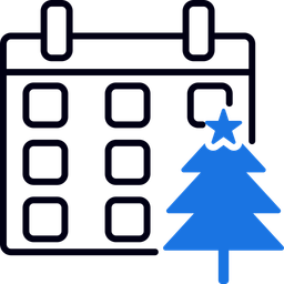 Calendário de Natal  Ícone