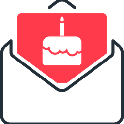 Birthday invitation  Icon