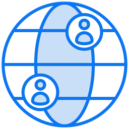 Global connection  Icon