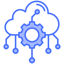 Servicio de almacenamiento en la nube  Icono